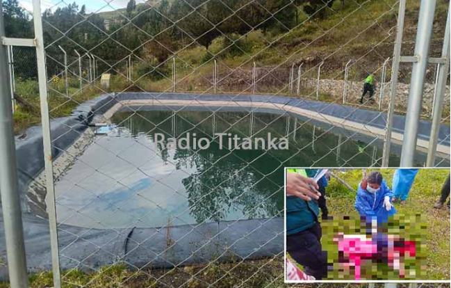 CHINCHEROS: NIÑA DE DOS AÑOS MUERE AHOGADA TRAS CAER EN UN RESERVORIO EN EL PORVENIR